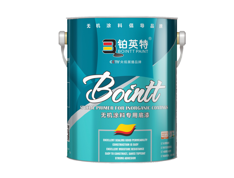 铂英特无机涂料封闭底漆5L包装图片