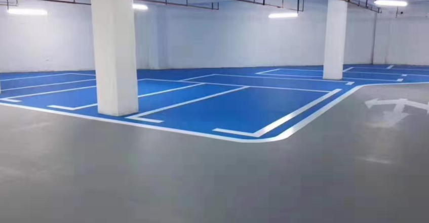铂英特无机地坪漆施工效果图